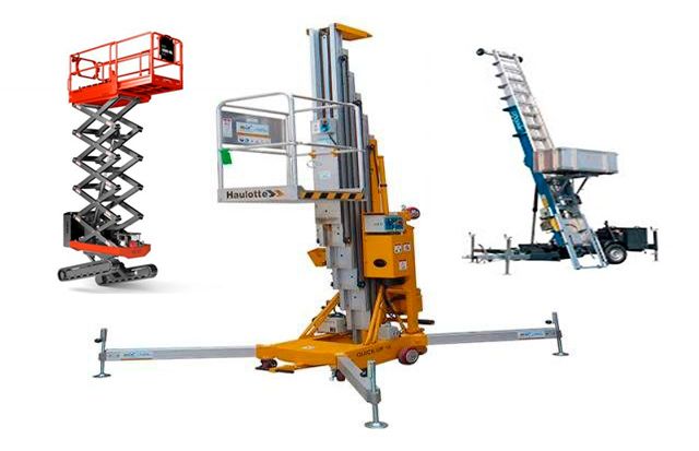 Alquilar plataformas elevadoras y elevadores 